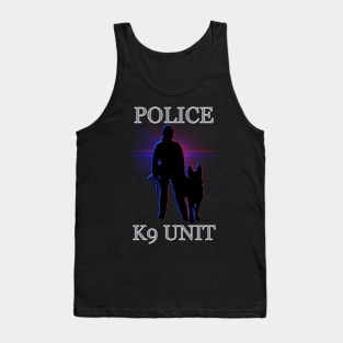 Female K9 front & back Tank Top